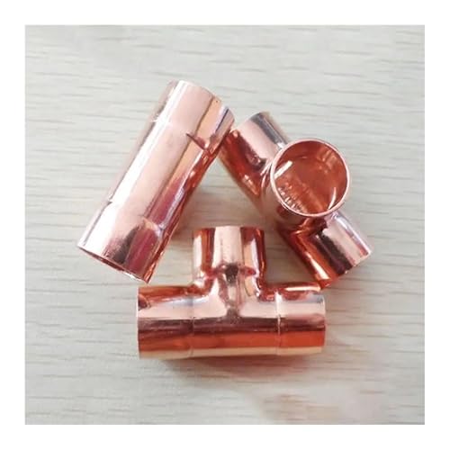JAVJIYAI 89mm Inner Dia x1.8mm Thickness Copper Equal Tee Socket Weld End Feed Coupler Plumbing Fitting Water Gas Oil JAVJIYAI 89mm Inner Dia x1.8mm Thickness Copper Equal Tee Socket Weld End Feed Coupler Plumbing Fitting Water Gas Oil von JAVJIYAI