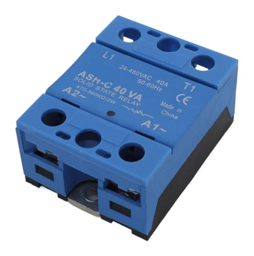JAVJIYAI ASH-C-40VA Single Phase Resistance to AC 40A 24-480VAC solid State Voltage Regulator 40VA SSR JAVJIYAI ASH-C-40VA Single Phase Resistance to AC 40A 24-480VAC solid State Voltage Regulator 40VA SSR von JAVJIYAI