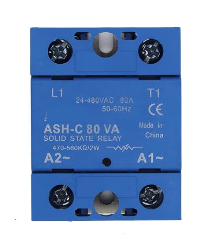 JAVJIYAI ASH-C-80VA Single Phase Resistance to AC 80A 24-480VAC solid State Voltage Regulator 80VA SSR JAVJIYAI ASH-C-80VA Single Phase Resistance to AC 80A 24-480VAC solid State Voltage Regulator 80VA SSR von JAVJIYAI