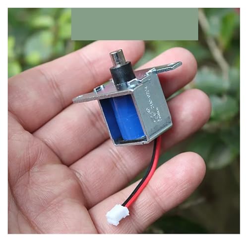 JAVJIYAI DC 3V 3.7V 5V 4MM Stroke Square Frame Push Pull Type Magnet Solenoid Electromagnet 5mm Iron Shaft JAVJIYAI DC 3V 3.7V 5V 4MM Stroke Square Frame Push Pull Type Magnet Solenoid Electromagnet 5mm Iron Shaft von JAVJIYAI