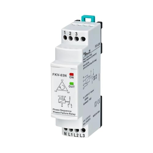 JAVJIYAI FKV-03N 3 * 380VAC with Neutual Three-Phase Phase Failure, Phase Asymmetry (Fixed. 40%), Phase Sequence Relay von JAVJIYAI