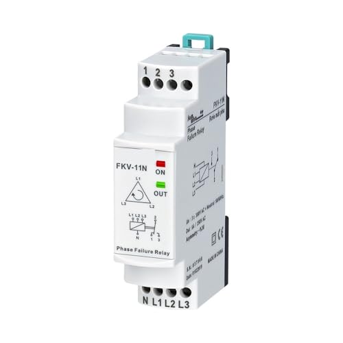 JAVJIYAI FKV-11N 3 * 380VAC with Neutual Three-Phase Phase Failure, Phase Asymmetry (Fixed. 30%) Relay von JAVJIYAI