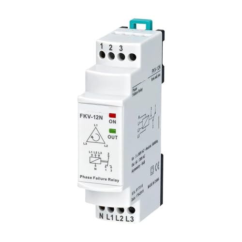 JAVJIYAI FKV-12N 3 * 380VAC with Neutual Three-Phase Phase Failure, Phase Asymmetry (Fixed. 40%) Relay von JAVJIYAI