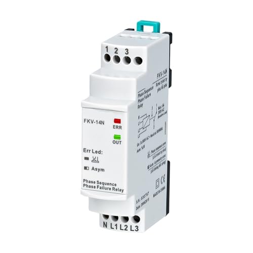 JAVJIYAI FKV-14N 3 * 380VAC with Neutual Three-Phase Phase Failure, Phase Asymmetry(Fixed 30%), Phase Sequence Relay von JAVJIYAI