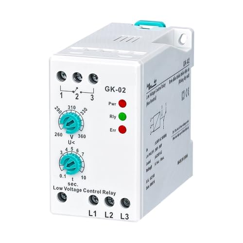 JAVJIYAI GK-02 Phase Failure Low Voltage Analogue Adjustable Protection Relay (3 * 380V Non-Neutral) von JAVJIYAI