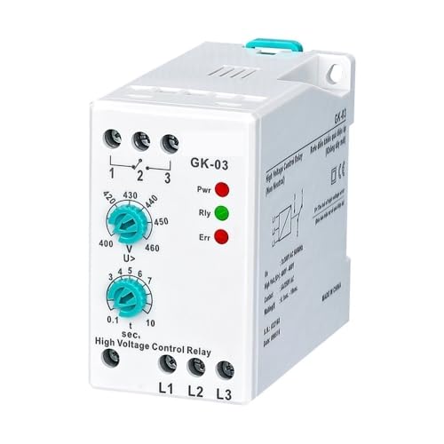 JAVJIYAI GK-03 Phase Failure High Voltage Analogue Adjustable Protection Relay (3 * 380V Non-Neutral) von JAVJIYAI