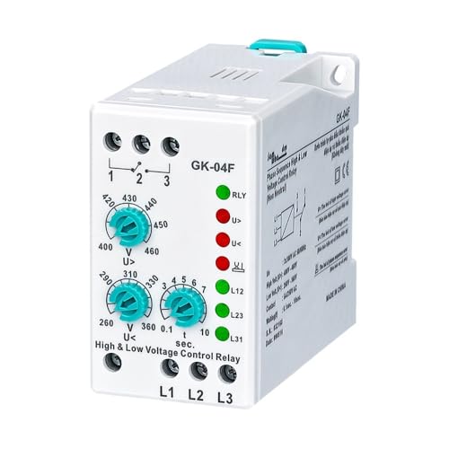 JAVJIYAI GK-04F Phase Sequence Phase Failure Voltage Analogue Adjustable Protection Relay (3 * 380V Non-Neutral) von JAVJIYAI