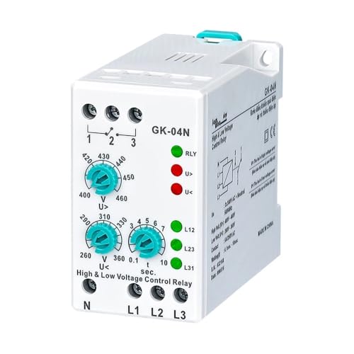 JAVJIYAI GK-04N Phase Failure Voltage Analogue Adjustable Protection Relay (3 * 380V with Neutral Wire) von JAVJIYAI