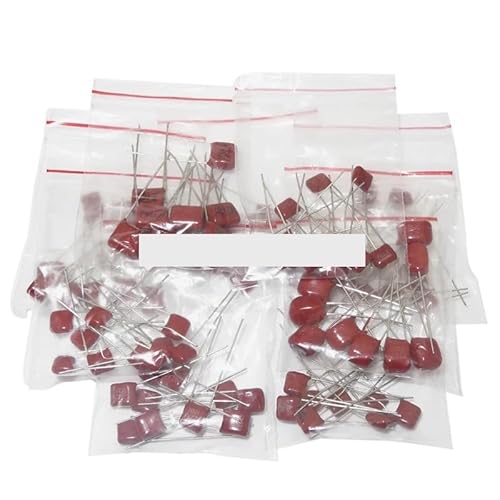JAVJIYAI KIT 100PC=10value*10PCS Metallized Polyester Film Capacitors CBB Assortment Kit 100V 10nF ~ 470nF JAVJIYAI KIT 100PC=10value*10PCS Metallized Polyester Film Capacitors CBB Assortment Kit 100V 10nF ~ 470nF von JAVJIYAI