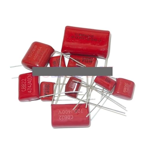 JAVJIYAI KIT 50PCS=10Value*5pcs Metallized Polyester Film Capacitors CBB Assortment Kit 400V 10nF ~ 3.3UF JAVJIYAI KIT 50PCS=10Value*5pcs Metallized Polyester Film Capacitors CBB Assortment Kit 400V 10nF ~ 3.3UF von JAVJIYAI