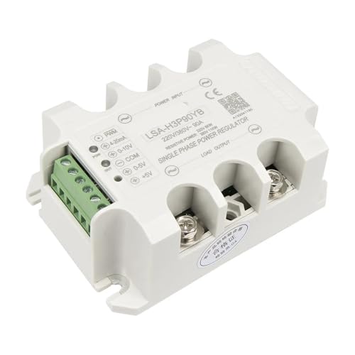 JAVJIYAI LSA-H3P90YB Single Phase AC 90A 220V/380V solid State Voltage Regulator/Power Regulator Module JAVJIYAI LSA-H3P90YB Single Phase AC 90A 220V/380V solid State Voltage Regulator/Power Regulator Module von JAVJIYAI