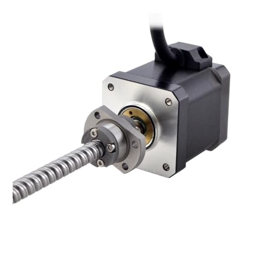 JAVJIYAI Nema 17 External Ball Screw Linear Stepper Electronic Starter 0.5Nm 48mm Body Length 4-Lead 8mm Diameter Lead Length 150mm for 3D Printer JAVJIYAI Nema 17 External Ball Screw Linear Stepper Electronic Starter 0.5Nm 48mm Body Length 4-Lead 8mm Diameter Lead Length 150mm for 3D Printer von JAVJIYAI