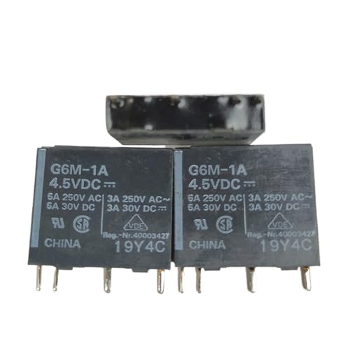 JAVJIYAI Relay G6M-1A 4.5VDC G6M-1A-4.5VDC G6M-1A-4.5V G6M1A 4.5VDC 4.5V DC4.5V DIP4 10pcs/Lot JAVJIYAI Relay G6M-1A 4.5VDC G6M-1A-4.5VDC G6M-1A-4.5V G6M1A 4.5VDC 4.5V DC4.5V DIP4 10pcs/Lot von JAVJIYAI