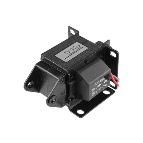 JAVJIYAI SA-3702 AC Push-Pull Traction Electromagnet Suction 5.0N/5KG 20mm AC 220V / 380V Push-Pull Traction ZHANQQIYIN(AC 220V) von JAVJIYAI