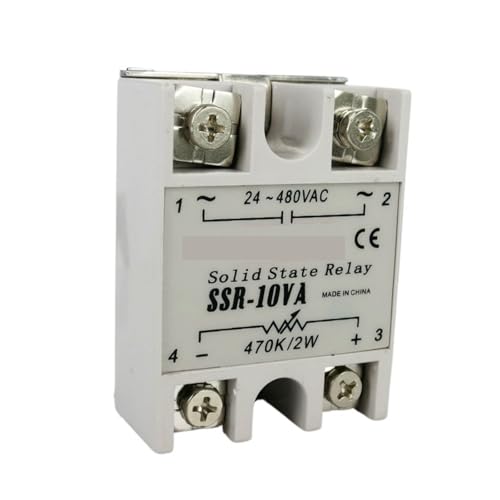JAVJIYAI SSR-10VA Single Phase Resistance to AC 10A 250V solid State Voltage Regulator 10VA SSR von JAVJIYAI