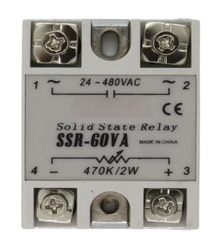 JAVJIYAI SSR-60VA Single Phase Resistance to AC 60A 480V solid State Voltage Regulator 60VA SSR JAVJIYAI SSR-60VA Single Phase Resistance to AC 60A 480V solid State Voltage Regulator 60VA SSR von JAVJIYAI