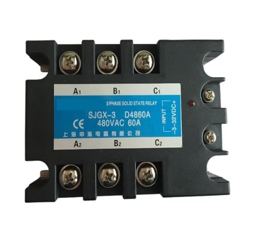 JAVJIYAI Three-Phase solid State Relay SJGX-3 D4860A 480VAC JAVJIYAI Three-Phase solid State Relay SJGX-3 D4860A 480VAC von JAVJIYAI