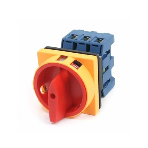 Load circuit breaker rotary switch AC 660V 40A 6 Terminals 3 Poles 3 Phases 3NO 2 Positions On-Off Rotary Cam Changeover Switch Load circuit breaker rotary switch AC 660V 40A 6 Terminals 3 Poles 3 Phases 3NO 2 Positions On-Off Rotary Cam Changeover Switch von JAVJIYAI