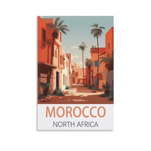 Marokko, Nordafrika, Vintage-Reiseposter, 20 x 30 cm, Leinwand-Kunst, Poster und Wandkunst, Bild, Druck, Schlafzimmer-Dekor Marokko, Nordafrika, Vintage-Reiseposter, 20 x 30 cm, Leinwand-Kunst, Poster und Wandkunst, Bild, Druck, Schlafzimmer-Dekor von JAVON