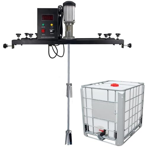 980 W elektrische Tankmischmaschine, Rührwerk, kommerzielle 1-Tonnen-Farbrührmaschine mit Halterung, Farbmischgerät, for Tintenlöser-Rührwerk von JAVPTAV