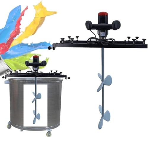 IBC-Farbmischer, 3280 W tragbare elektrische Tankmischmaschine, tragbare kommerzielle Tonnen-Farbrührmaschine mit Halterung, for Tintenlöser-Rührwerk(B) von JAVPTAV