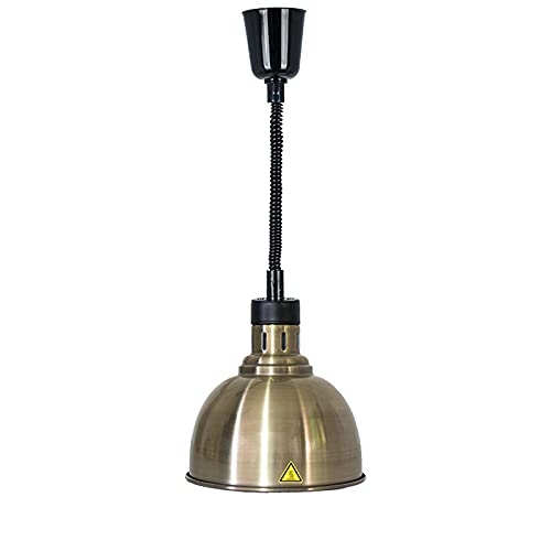 JAVPTAV Kommerzielle Wärmelampe for Speisen, einstellbare Länge 60–180 cm, hängender Speisenwärmer mit 250-W-Lampe for Catering-Ausrüstung for Buffetrestaurants(B,1pcs) von JAVPTAV