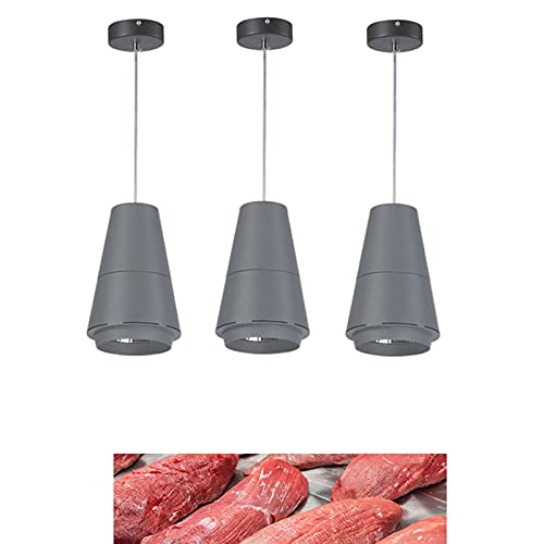 JAVPTAV Pendelleuchte for frische Lebensmittel for den Supermarkt, Lampe for Obst, Gemüse, Brot, Meeresfrüchte und Fleisch, Kronleuchter for Lebensmittel(Meat Lamp) von JAVPTAV