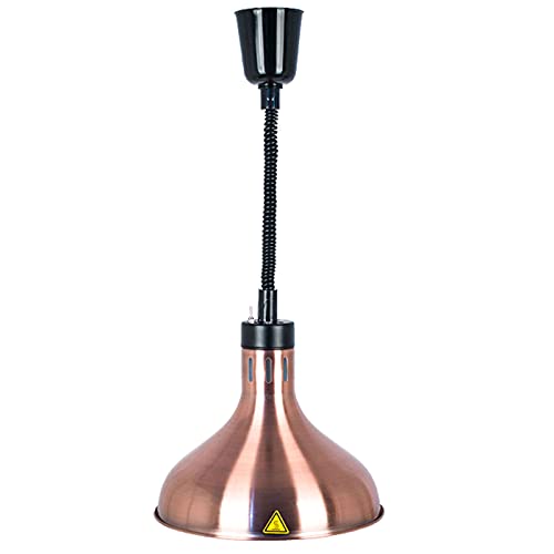 JAVPTAV Speisenwärmerlampe, Buffet-Speisenwärmer, gewerbliche Küchenausstattung, 250-W-Speisenwärmlampe, Speisenwärmlampe, 60~180 cm, einziehbar(A,1PCS) von JAVPTAV