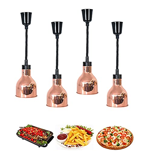 JAVPTAV Wärmelampe for Lebensmittel, Wärmer for Lebensmittelservice in der Küche, Heizlampe for Steakpizza, um EIN schnelles Abkühlen der Lebensmittel zu verhindern(19cm) von JAVPTAV