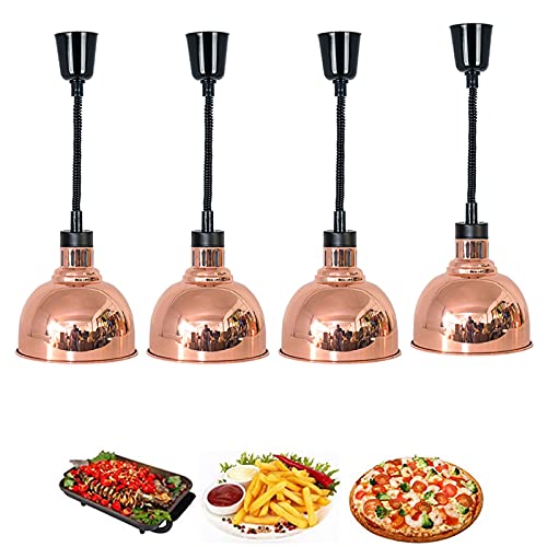 JAVPTAV Wärmelampe for Lebensmittel, Wärmer for Lebensmittelservice in der Küche, Heizlampe for Steakpizza, um EIN schnelles Abkühlen der Lebensmittel zu verhindern(25cm) von JAVPTAV