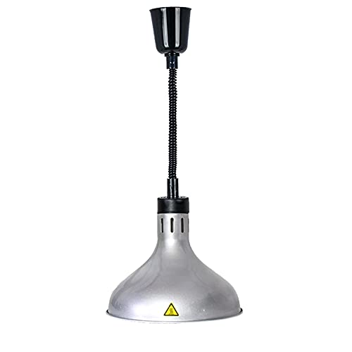 JAVPTAV Wärmelampe for Lebensmittel, kommerzielle Buffetwärmer, Küchengeräte mit 250-W-Glühbirne, Kronleuchter zur Lebensmittelerhaltung, 60~180 cm, verstellbar(B,1pcs) von JAVPTAV