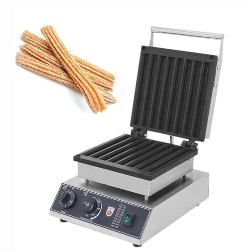 Kommerzielle elektrische Churro-Maschine, macht 8 Scheiben spanische Churros, einstellbare Temperatur, antihaftbeschichtete Heizplatte Kommerzielle elektrische Churro-Maschine, macht 8 Scheiben spanische Churros, einstellbare Temperatur, antihaftbeschichtete Heizplatte von JAVPTAV