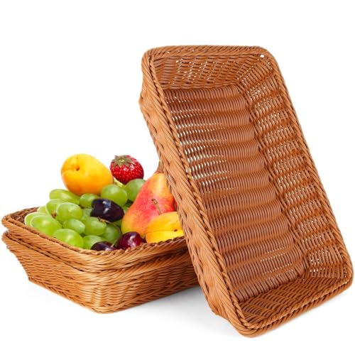 3 Stück Brotkorb Geflochten Brotkörbchen Brötchenkorb Obstkorb Brotkorb Gewebter Regalkorb Desktop Kann Verwendet Werden, um Obst, Brot und Andere Dinge zu Organisieren 3 Stück Brotkorb Geflochten Brotkörbchen Brötchenkorb Obstkorb Brotkorb Gewebter Regalkorb Desktop Kann Verwendet Werden, um Obst, Brot und Andere Dinge zu Organisieren von JAWAI