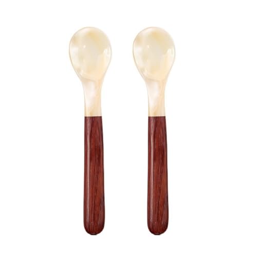 2er Set Perlmuttlöffel Kaviarlöffel Eierlöffel Caviar Spoons Handarbeit Kaviarlöffeln Perlmutt Servierlöffeln Klassischer Kaviarlöffel Eierlöffel Perlmutt für Ei Eis Kaffee Marmelade von JAWSEU