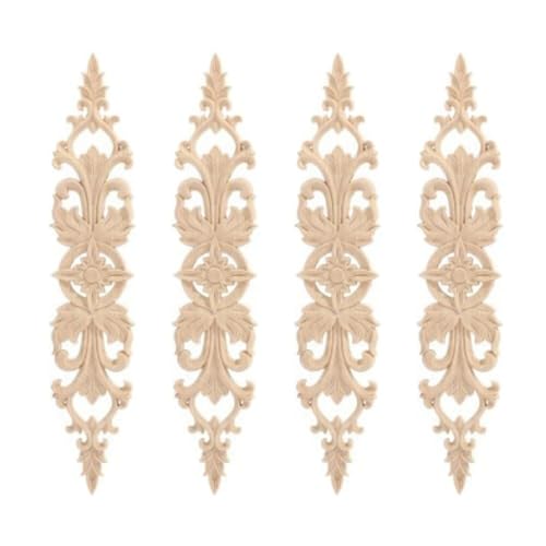 4 Stück Schrankaufkleber Geschnitzt Decal, Vintage Holz Geschnitzte Möbel Appliques Lange Geschnitzte Onlay Applique Holz Ornamente Ecke Onlay Applique Möbel Holz geschnitzter Aufkleber 4 Stück Schrankaufkleber Geschnitzt Decal, Vintage Holz Geschnitzte Möbel Appliques Lange Geschnitzte Onlay Applique Holz Ornamente Ecke Onlay Applique Möbel Holz geschnitzter Aufkleber von JAWSEU