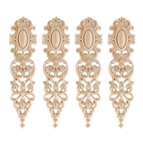 4 Stück Schrankaufkleber Geschnitzt Decal, Vintage Holz Geschnitzte Möbel Appliques Lange Geschnitzte Onlay Applique Holz Ornamente Ecke Onlay Applique Möbel Holz geschnitzter Aufkleber 4 Stück Schrankaufkleber Geschnitzt Decal, Vintage Holz Geschnitzte Möbel Appliques Lange Geschnitzte Onlay Applique Holz Ornamente Ecke Onlay Applique Möbel Holz geschnitzter Aufkleber von JAWSEU