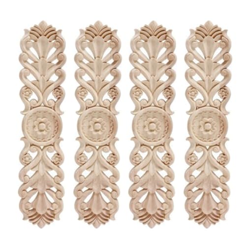 4 Stück Schrankaufkleber Geschnitzt Decal, Vintage Holz Geschnitzte Möbel Appliques Lange Geschnitzte Onlay Applique Holz Ornamente Ecke Onlay Applique Möbel Holz geschnitzter Aufkleber 4 Stück Schrankaufkleber Geschnitzt Decal, Vintage Holz Geschnitzte Möbel Appliques Lange Geschnitzte Onlay Applique Holz Ornamente Ecke Onlay Applique Möbel Holz geschnitzter Aufkleber von JAWSEU