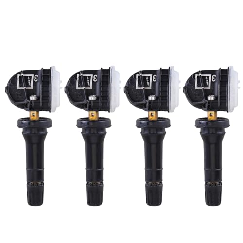 4PCS TPMS Reifendrucksensor Kompatibel für Ford B-Max C-Max Ecosport Fiesta Focus Mondeo Kuga RDKS Sensoren Reifendruckkontrolle Reifendruckkontrollsystem EV6T1A180CC EV6T1A150CB V25721237 TXS148 von JAWSEU