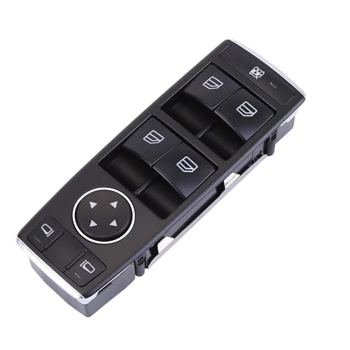 Auto Fensterschalter Kompatibel mit Mercedes W176 W246 W166 C117 A B CLA GLA Klasse Elektrischer Hauptfensterheberschalter Fensterheberheberschalter Auto Fenster Schalter 1669054300 von JAWSEU
