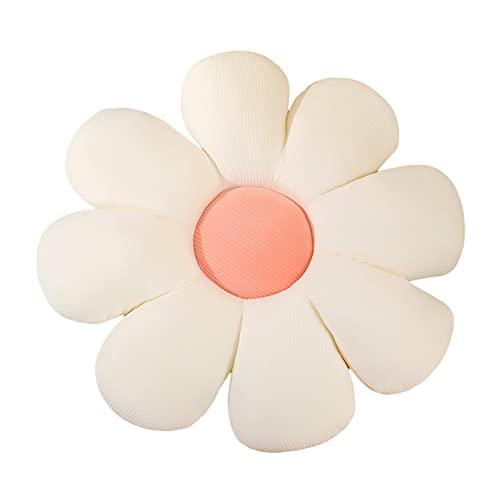 JAWSEU Blumenförmiges Kissen 40cm, Sitzkissen Flower Pillow, Blumen Plüschkissen Blumenform Stuhlkissen Sitzkissen Bodenkissen Plüsch Kissen für Kinderzimmer Hause Sofa Dekoration von JAWSEU