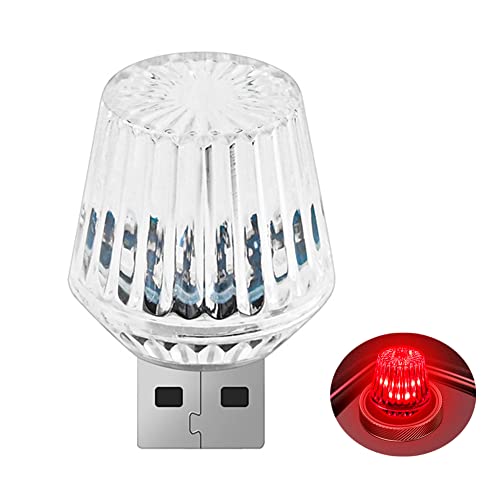 JAWSEU Auto USB Beleuchtung, Mini USB Licht, Auto Umgebungslicht, LED Innenbeleuchtung für das Auto, Tragbares Nachtlicht für Den Innenbereich Von Autos, Wohnmobilen von JAWSEU