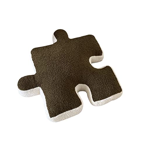 JAWSEU Dekoratives Kissen, PlüschKissen Weiches Niedlich Zierkissen 3D Puzzle Form Dekorative Kissen Dekokissen Fotografie-Requisiten, Sofa-Rückenkissen, Hausdekoration von JAWSEU