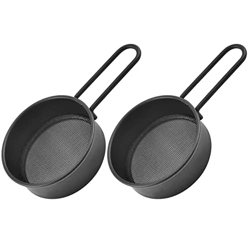 JAWSEU Feines Sieb Küchensieb, 2 Stück Edelstahl Mehlsieb Seiher mit Rutschfesten Griffen, Metall Feinmaschiges Seiher Abtropfsieb zum Ablaufen Spülen Filtern von Mehl Quinoa Nudeln Reis JAWSEU Feines Sieb Küchensieb, 2 Stück Edelstahl Mehlsieb Seiher mit Rutschfesten Griffen, Metall Feinmaschiges Seiher Abtropfsieb zum Ablaufen Spülen Filtern von Mehl Quinoa Nudeln Reis von JAWSEU