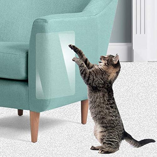JAWSEU Katze Kratzschutz Sofa, Anti Kratz Möbelschutz,Möbel Protector-Kratz Scratch Couch Schutz,Kratzschutz Wand Selbstklebend,Kratzschutz Protector für Tür Möbel Wand,Transparent Anti Kratz Pad von JAWSEU