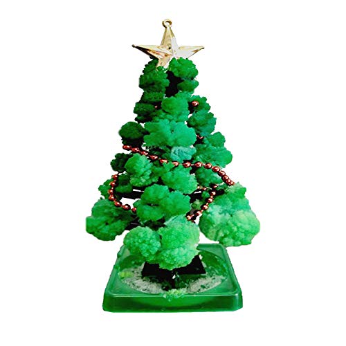 Magischer Wachsende Weihnachtsbaum Kristalle züchten Baum, DIY Weihnachtsbaum Weihnachtsdeko Weihnachten Geschenk Spielzeug Kinder, Mini-Tisch-Weihnachtsbaum von JAWSEU