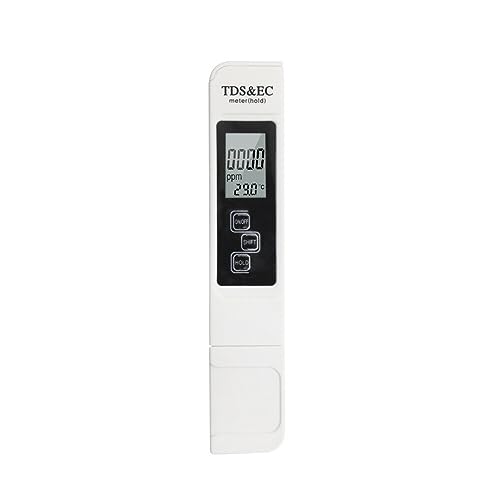 JAWSEU Wasserqualitätstest Meter, 3 in 1 LCD Digital Wasserqualität Tester Wasser Tester, TDS EC Wassertester Hoher Genauigkeit für Trinkwasser, Pool, Aquarium, Fischteich und Schwimmbad von JAWSEU