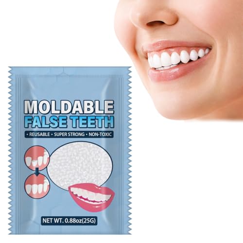 JAWUZ Zahnreparaturset, zahnersatz selber Machen,Temporary Tooth Repair zur Fixierung, Füllung fehlender, abgebrochener Zähne, 25 g von JAWUZ