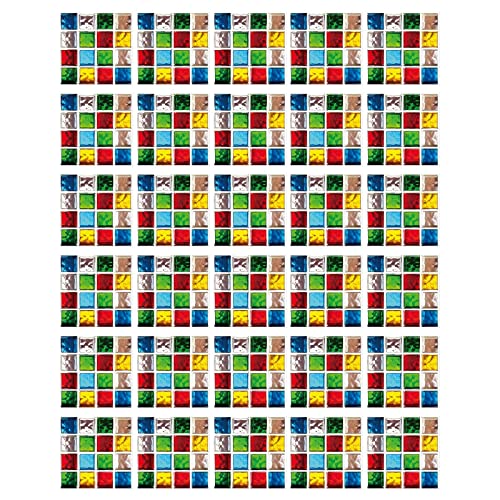 30 Stück Mosaik Küche Wandaufkleber Selbstklebende Folie mit Aufkleber Fliesen einfach überkleben 15X15CM 3D Fliesenaufkleber Aufkleber für Bad Küche von JAXICH