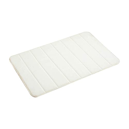 Teppich Rutsch Badematte Gedächtnisschaum Badteppich Memory Foam Badezimmerteppich rutschfeste Fußmatte für Badezimmer Wohnzimmer von JAXICH