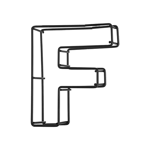 (Letter F) Metallbuchstaben-Dekoration, für personalisiertes Schild, 8 x 3 x 10 cm von JAXU CWN 'ART